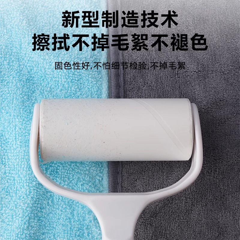 抹布保洁专用厨房家用毛巾吸水不掉毛擦桌子杯子布双面加厚百洁布 - 图1