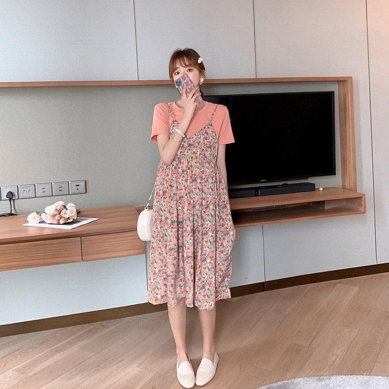 【夏装秒】孕妇夏2020年新款连衣裙 欧丽妈咪连衣裙