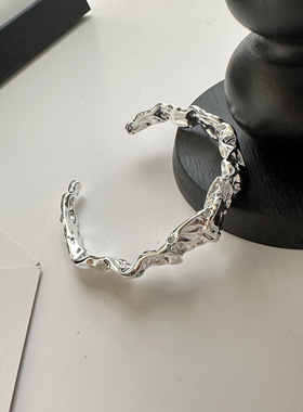 小众设计感手镯夏尼S925纯银韩版