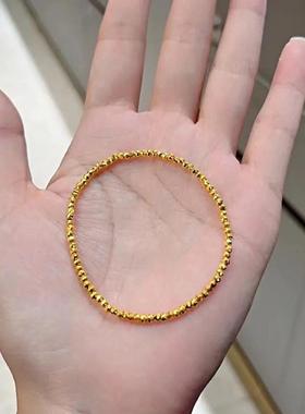 钛钢不掉色蹦迪珠珠手链