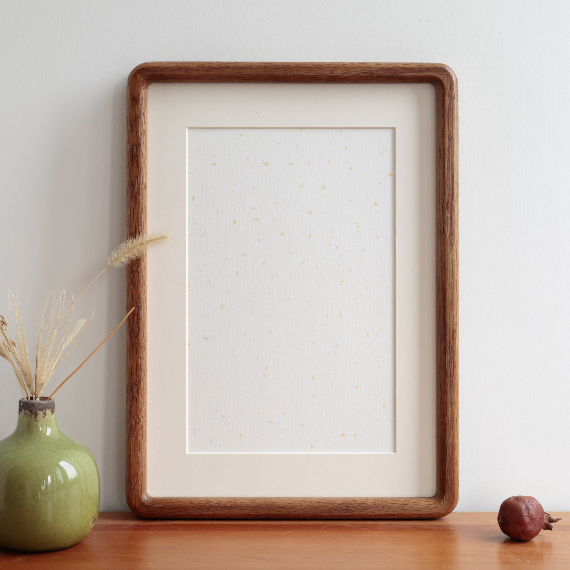 自己写横竖满月周岁按脚印空白实木相框摆件装饰挂画框礼物DIY - 图2