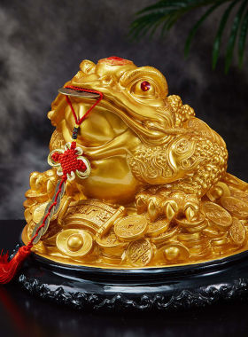 大号金蟾招财摆件客厅家居办公室