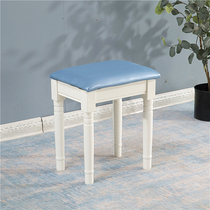 Mealstool clinic hospital stool makeup stool white comb makeup stool changing shoes stool thickened solid wood dining table and chairs solid wood square stool