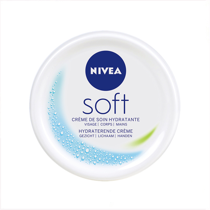 意大利进口 德国妮维雅 NIVEA SOFT 柔美润肤霜保湿滋润面霜300ml