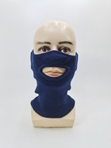 Fire Protection Chill Mask Blue Winter Half Face Windproof Warm Mask Outdoor Flame Blue Sport Headgear Neck