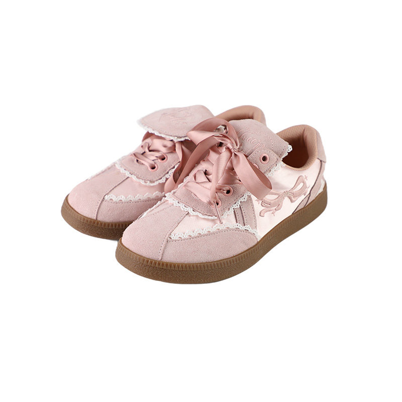 【现货】蕾丝德训 绵羊泡芙Lolita时尚休闲百搭少女复古运动鞋,淘宝优惠券,粉丝福利购,淘宝优惠卷