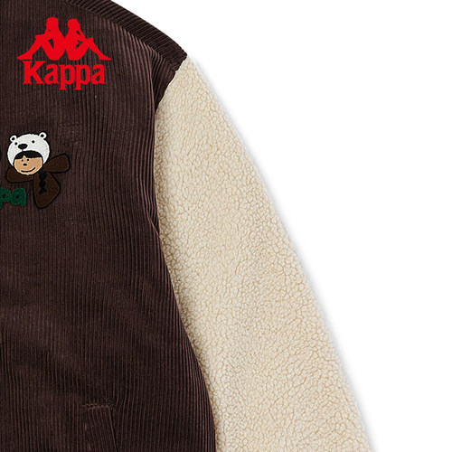 Kappa卡帕拼接棉服新款女羊羔绒棒球服户外防寒棉服K0C82MM70 - 图3