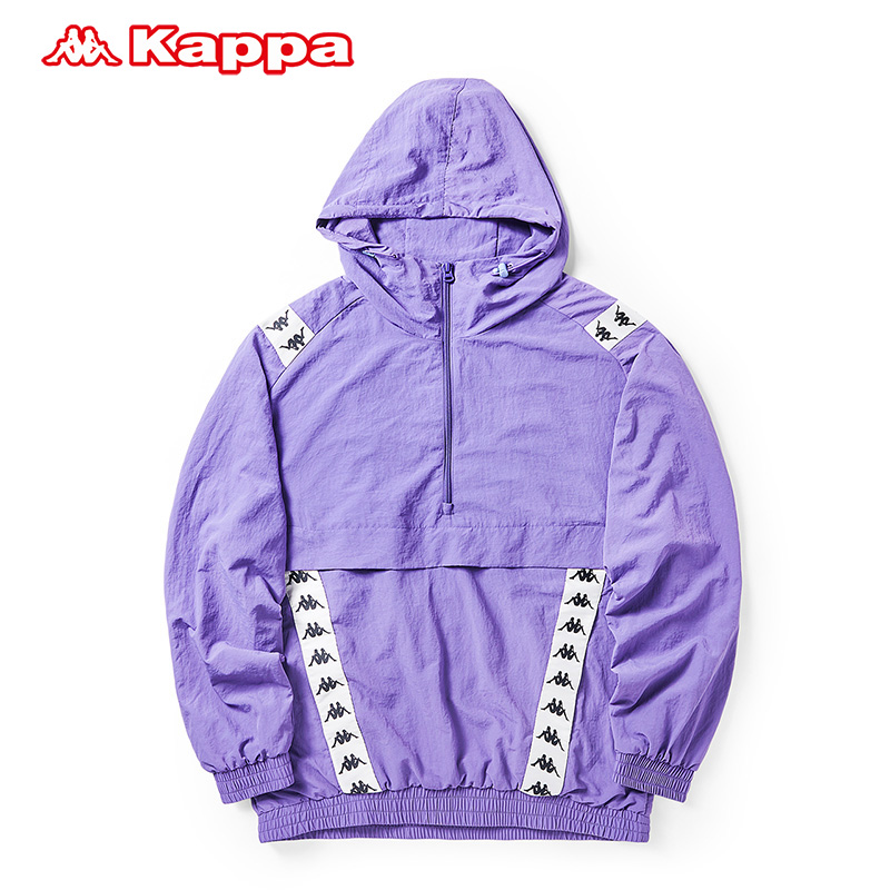 BANDA 新款 2019 Kappa 卡帕黄子韬同款 串标情侣男女连帽防风外套 BANDA 新款 2019 Kappa 卡帕黄子韬同款 串标情侣男女连帽防风外套