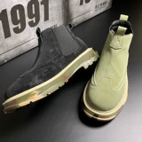 Martens, утепленные короткие сапоги в английском стиле на платформе, челси, в британском стиле, легко надевать
