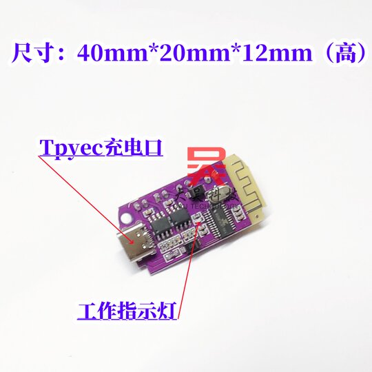 Subwoofer 5W Stereo Bluetooth Amplifier DSP Sound Effect