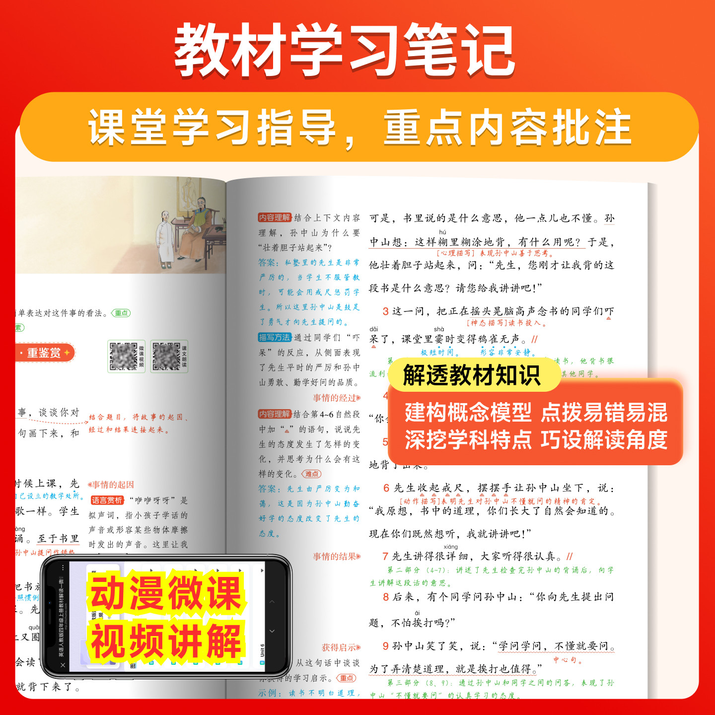 2026秋小学教材解读一二三年级四五六年级上下册语文数学英语全套人教北师苏教版小学同步教材课本全解解析学霸课堂笔记辅导资料书