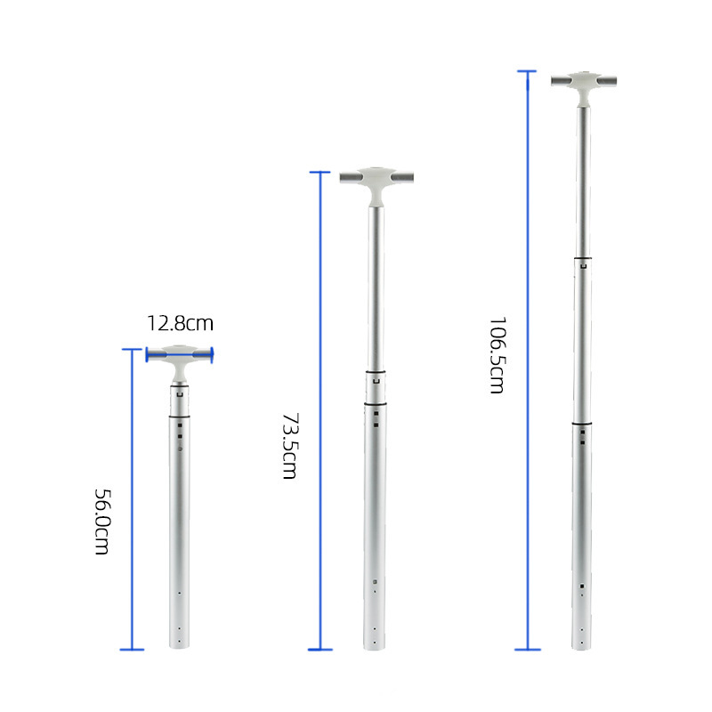 天誉伸缩铝合金平衡车童车单拉杆玩具车伸缩杆户外营地车配件拉杆-图0