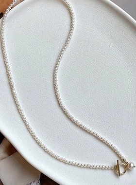 小米粒珍珠项链轻奢高级感