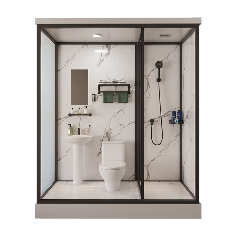 整体淋浴房卫生间家用一体式洗澡房干湿分离酒店浴室农村老人厕所,淘宝优惠券,粉丝福利购,淘宝优惠卷