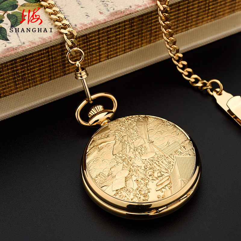 上海牌复古翻盖机械护士表x731男表 上海上时国产腕表