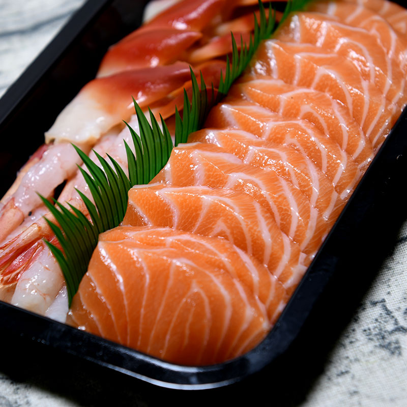 新鲜拼盘3拼进口冰鲜三文鱼生鱼片 怡鲜来三文鱼