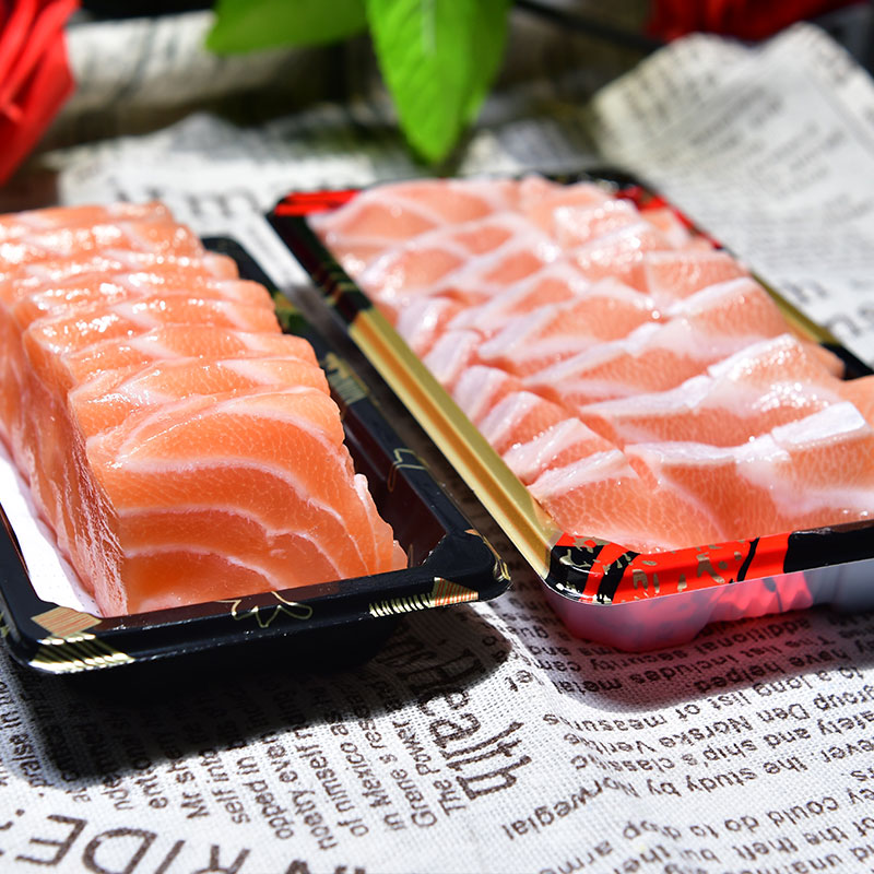 怡鲜来旗舰店现切现发新鲜三文鱼刺身整条挪威厚切冰鲜生鱼片顺丰中段鱼腩组合2