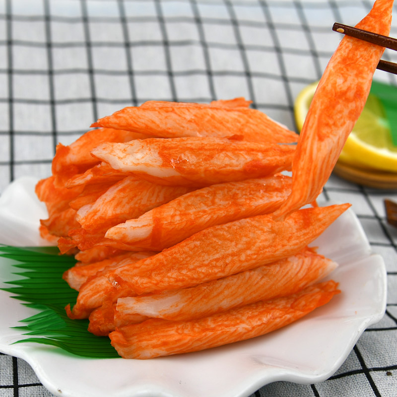 怡鲜来旗舰店包邮新鲜生鱼片刺身拼盘进口冰鲜三文鱼拼盘刺身中段蟹柳刺身套餐3