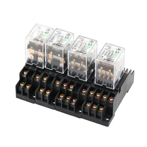 小型中间电磁继电器HH52P HH53P HH54P HH62P 220V交流12V 24V - 图3