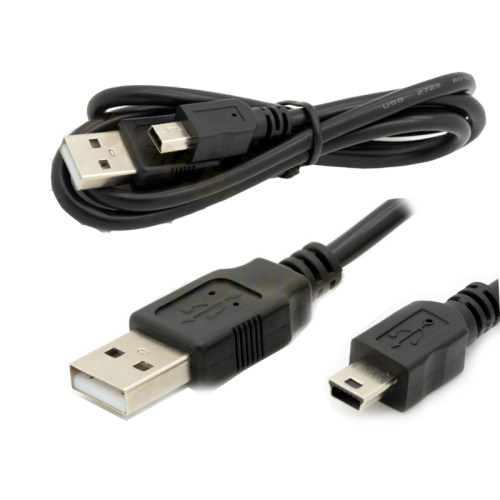 批发V3数据线加长头mini迷你T型口梯型MP3数码相机电源线老人手机通用USB充电线 - 图1