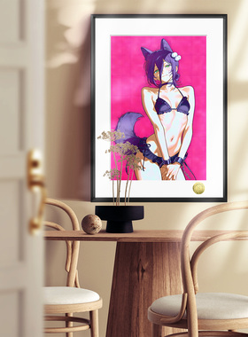 电锯人链锯人玛奇玛电次波奇塔猫女蕾塞Reze同人周边装饰画