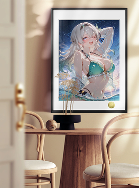 星穹铁道流萤米哈游角色泳装同人周边装饰画
