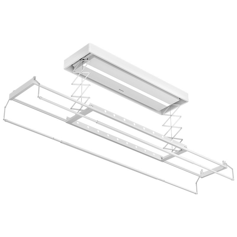 松下隐形电动晾衣架嵌入式隐藏自动升降阳台家用室内伸缩凉衣架 - 图3