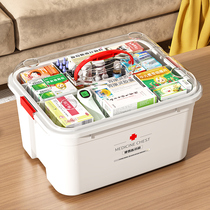 Home Medicine Box Home Dress Drug Storage Box Extra-large Capacity Children Multilayer Classified Medical Emergency Kit Small Medicine Case