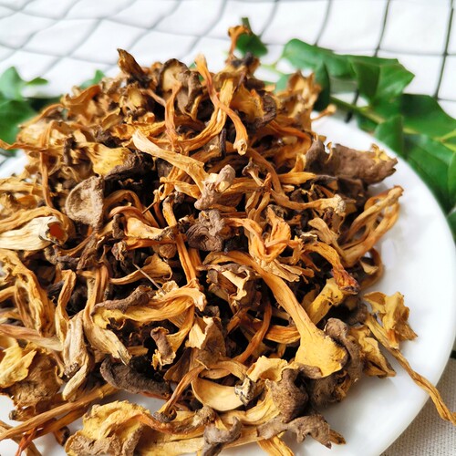 野生桂花菌干货 云南100g山珍特产香味浓郁鸡油菌美食材食用菌 - 图1