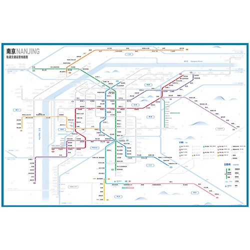 2026新版上海地铁换乘线路图轨道交通出行图旅游大挂图规划图海报 - 图3
