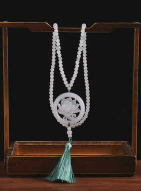 汉服新款夏季国风旗袍配饰玻璃