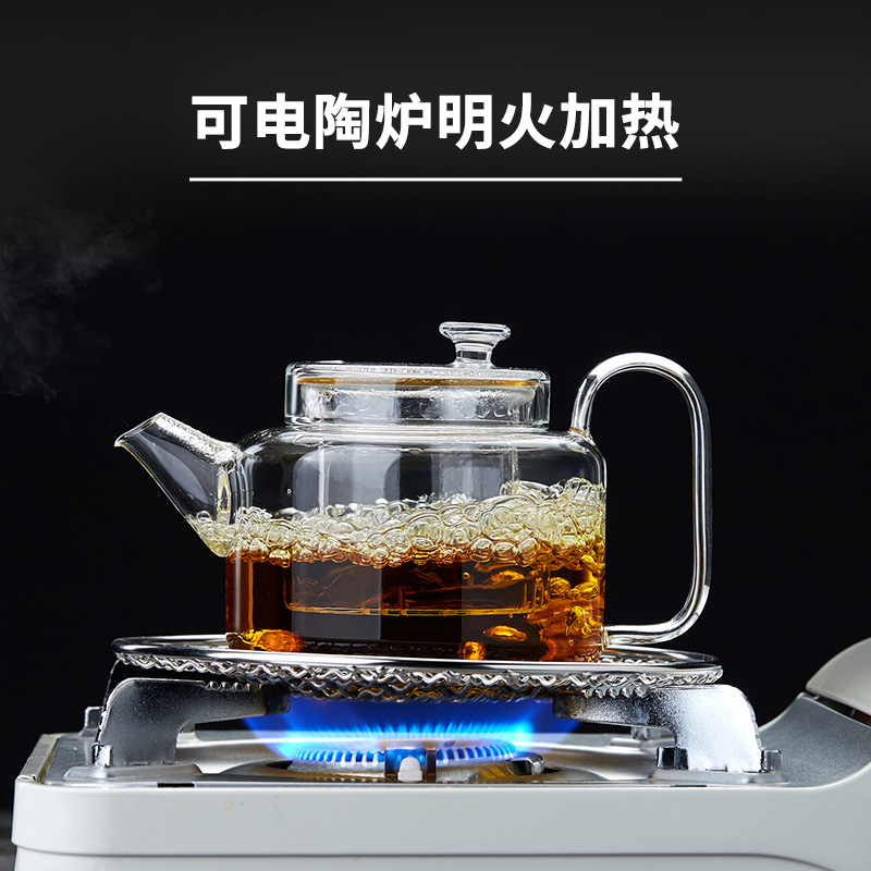 玻璃茶壶耐高温加厚大容量电陶炉烧水壶家用花茶煮泡茶壶茶具套装