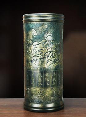 大摆件客厅仿青铜陶瓷复古装饰中