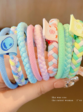 糖果色扎头皮筋高弹力耐用