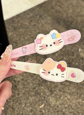 甜美萌趣猫狗无痕鸭嘴夹