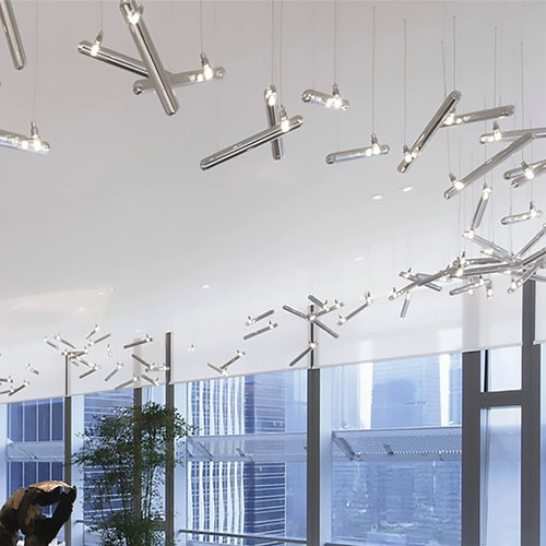 Youxue Air Tripper Creative Art Glass торговые торговые центры Холл Холл Потолочный Звездный Звездный свет люстры