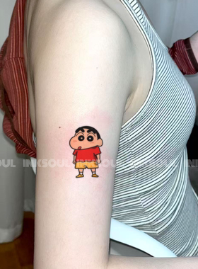 INKSOUL小新缤纷乐园卡通纹身贴
