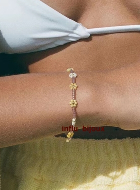 手工annilu同款手链极细男女