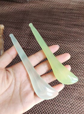岫玉脸部拔经棒拨筋棒玉石按摩棒