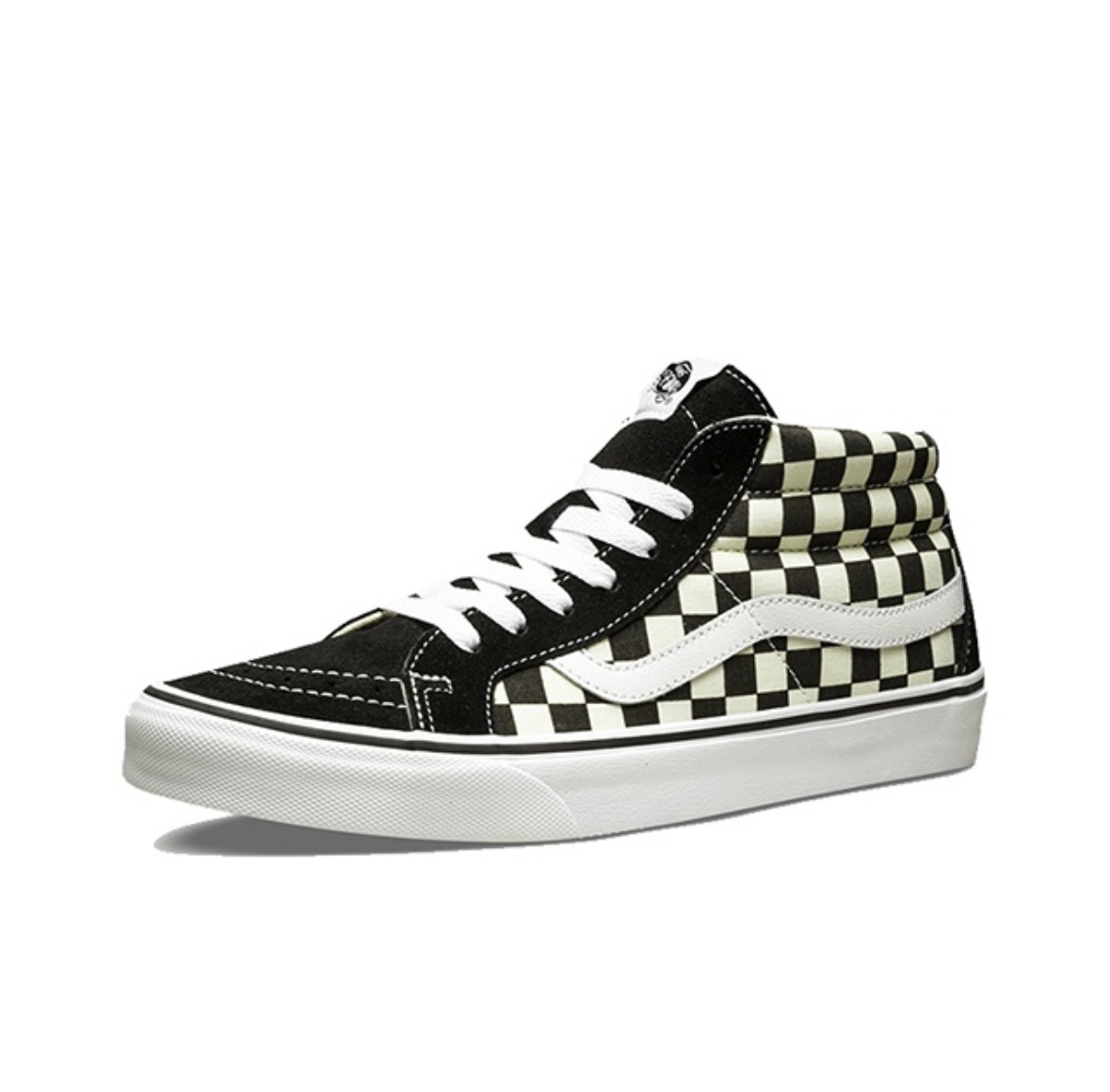 Vans SK8 MID 中帮 板鞋 男女同款 黑白 / VN0A391FQXH - 图2