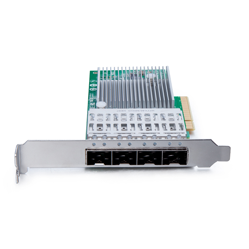 万兆光口网卡 intel XL710芯片双口四口 X710-DA4/DA2 10G SFP+光纤pcie服务器网卡-图0