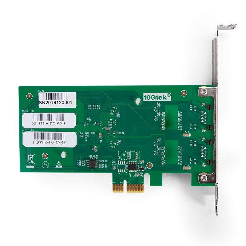 千兆网卡pci-e intel 82576-2T ROS软路由RJ45电口双/四口服务器网卡82573/i210-T1/i350-t2/I350-T4/E1G42ET - 图2