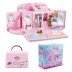 Học giả nhỏ Otaru Đồ chơi trẻ em Pet House Girl Princess Castle Villa Cô gái Túi xách Đồ chơi nhà - Búp bê / Phụ kiện