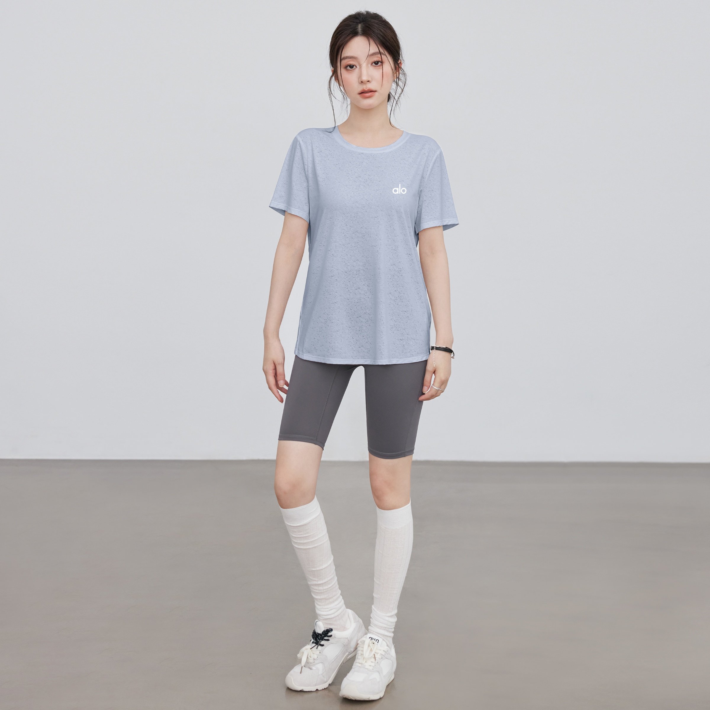 AIo夏季运动健身短袖T恤速干跑步训练瑜伽服透气罩衫上衣紧身显瘦,淘宝优惠券,粉丝福利购,淘宝优惠卷