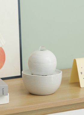 室内生财桌面开业礼品假山流水