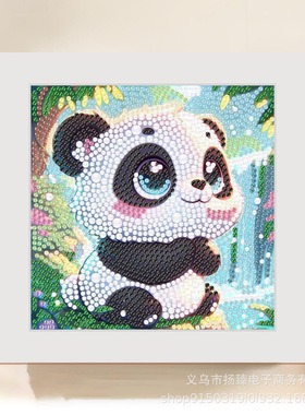 钻石画DIY手工卡通动物新款猫头鹰点钻画满钻卧室客厅装饰画批发