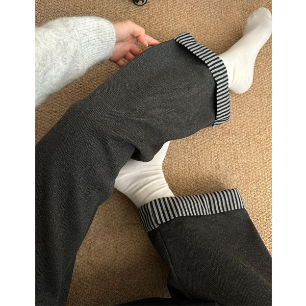 加绒加厚毛呢阔腿裤女2026新款流行爆款休闲裤宽松显瘦垂感直筒裤,淘宝优惠券,粉丝福利购,淘宝优惠卷