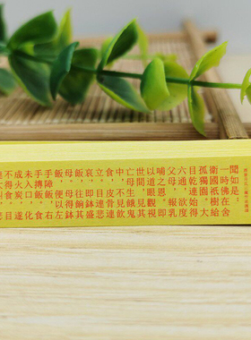 佛家装藏经文 佛说盂兰盆经微缩小经卷父母延寿寺庙结缘嘎乌新品