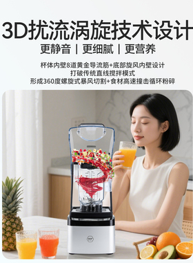 TT800商用冰沙机消音舱破壁机