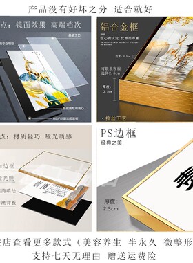 美容院养生馆装饰画按摩店挂画